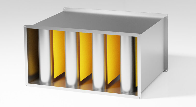 Tłumik akustyczny prostokątny SIL-S