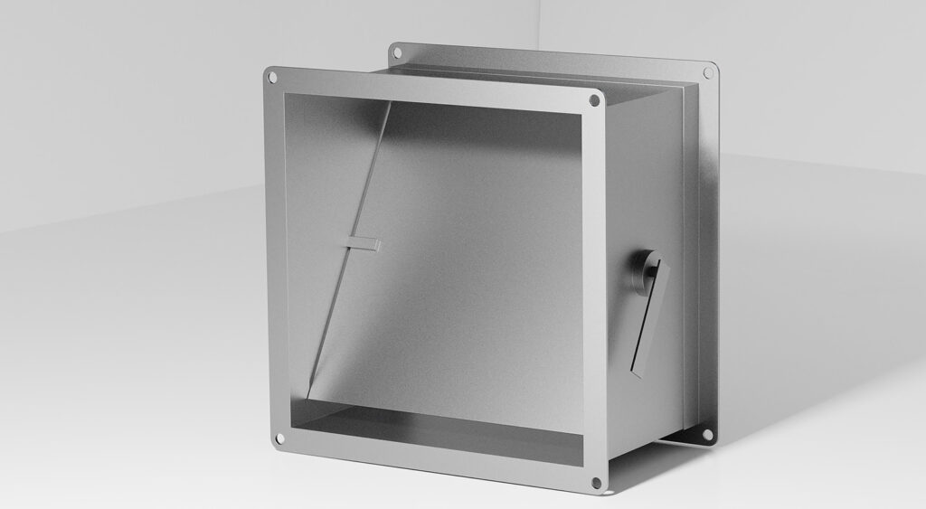 Przepustnica jednopłaszczyznowa PPJ