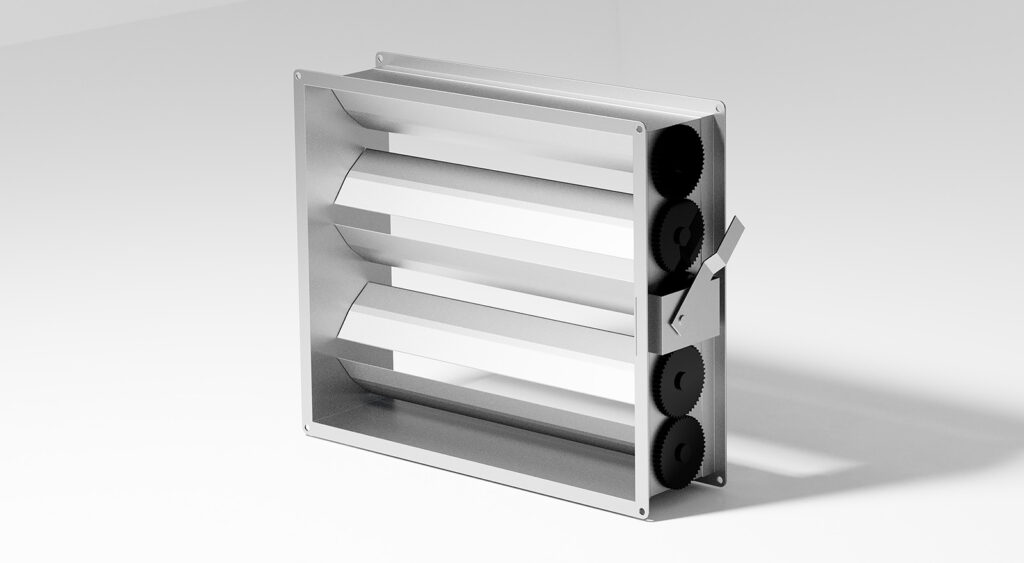 Przepustnica wielopłaszczyznowa PPW