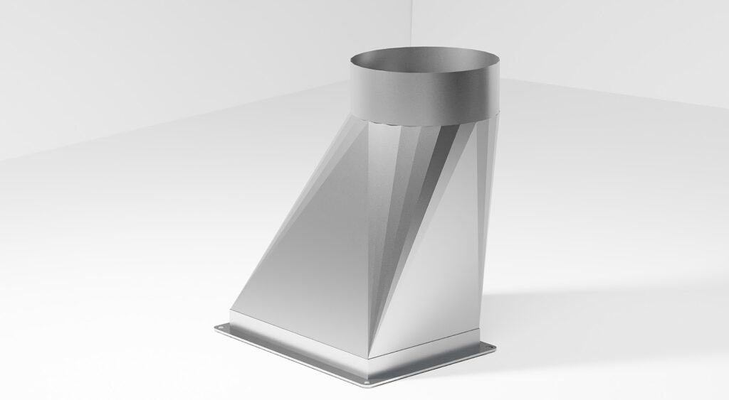 Przejście prostokąt-koło asymetryczne RAO